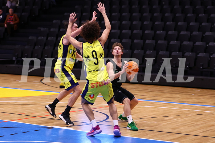15.12.2024, Graz, Raiffeisen Sportpark Graz, Basketball Zweite Liga 2024/25, Grunddurchgang, Runde 12,  Future Team Steiermark vs. SWARCO Raiders Tirol 