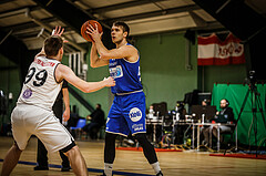 Basketball, Basketball Austria Cup 2021/22, 1/4 Finale, Vienna D.C. Timberwolves, UNGER STEEL Gunners Oberwart, Jonathan Knessl (12)