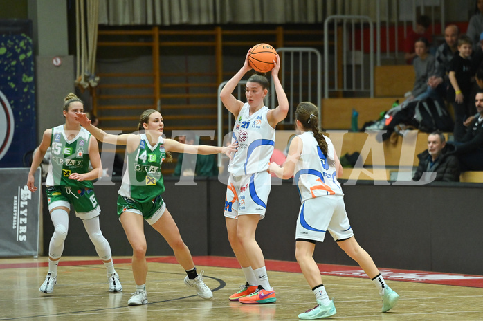 Basketball Superliga 2023/24, Grunddurchgang 9.Runde,
DBB LZ OÖ vs UBI Graz,

