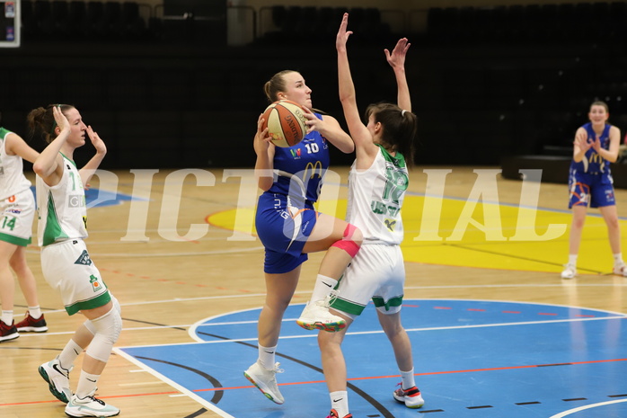 17.02.2022, Basketball Damen Superliga 2021/22, Grunddurchgang 11.Runde,  
UBI Graz vs. DBB LZ OÖ