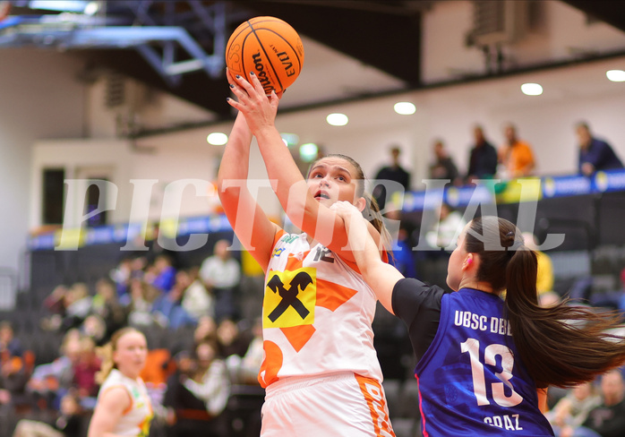 Basketball Damen Superliga 2023/24, Grunddurchgang 12.Runde BK Duchess Klosterneuburg vs. UBSC Graz


