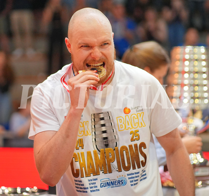 Basketball, Basketball Superliga 2024/25, Playoffs, Finale Spiel 1, Oberwart Gunners vs. BBC Nord Dragonz