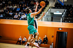 Basketball, Basketball Zweite Liga 2024/25, Grunddurchgang 14.Runde, Vienna Timberwolves, KOS Celovec, Niklas Michel (3)