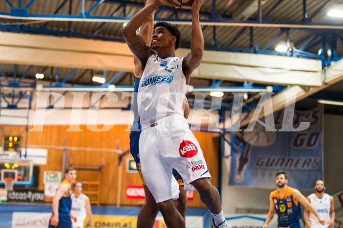 Basketball, ABL 2017/18, Grunddurchgang 7.Runde, Oberwart Gunners, Fürstenfeld Panthers, Gregg Denzel (9)