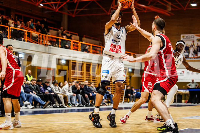 Basketball, win2day Basketball Superliga 2024/25, Grunddurchgang Runde 21
, BBC Nord Dragonz, BC Vienna, Jalen Green (22)
