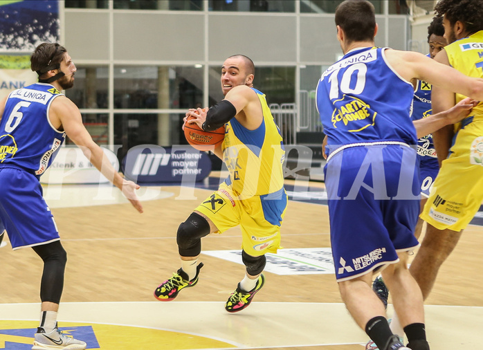 Basketball Superliga 2021/22, 5.Plazierungsrunde SKN St.Pölten vs. Gmunden Swans


