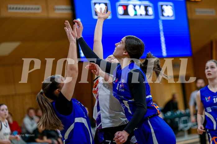 05.04.2025 Österreichischer Basketballverband 2024/25, SLWU16 Vienna United vs. DBB  Basketgirls Wels