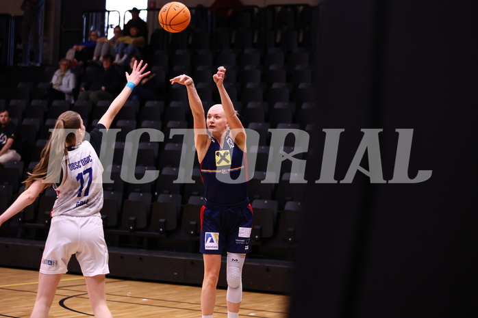 04.02.2024, Graz, Raiffeisen Sportpark, Basketball Damen Superliga 2023/24, Grunddurchgang 11.Runde, UBSC-DBBC Graz - SKN St. Pölten Frauen ,  