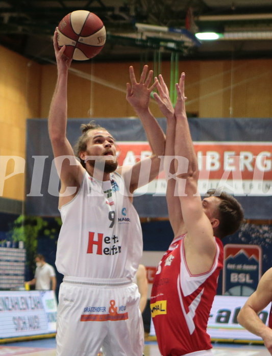 Basketball Superliga 2020/21,  Grunddurchgang 16.Runde, Kapfenberg Bulls vs. Traiskirchen Lions
