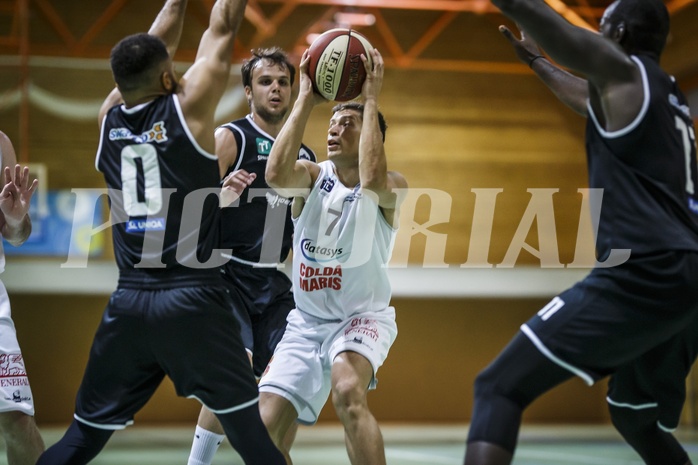 Basketball, Basketball Zweite Liga, Grunddurchgang 1.Runde, COLDA MARIS BBC Nord Dragonz, Swarco Raiders Tirol, Dragisa Najdanovic (7)