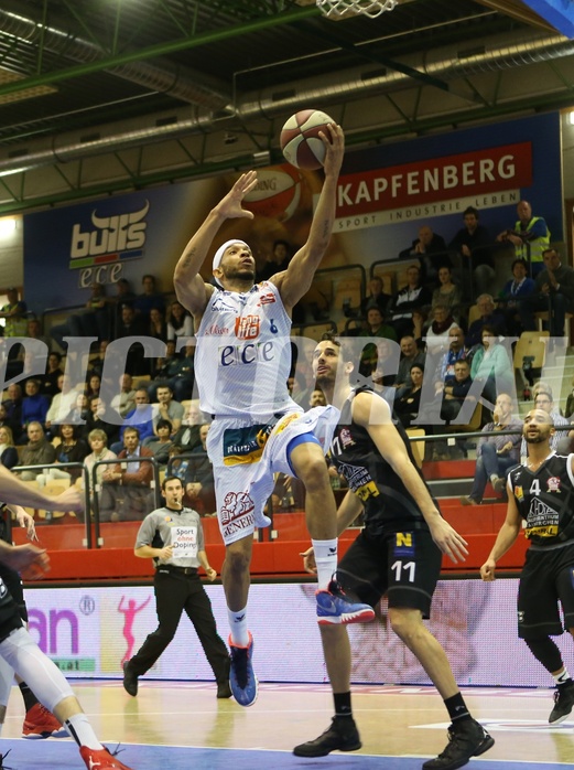Basketball ABL 2015/16 Grunddurchgang 29.Runde Kapfenberg Bulls vs. Traiskirchen Lions