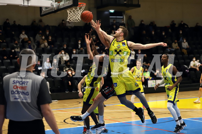 Basketball Superliga 2021/22, Grunddurchgang 13.Runde UBSC Graz vs. Raiffeisen Flyers Wels