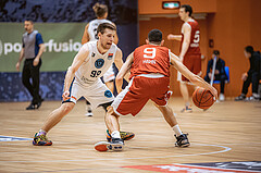 Basketball, Win2Day Superliga 2022/23, 5. Qualifikationsrunde, Vienna Timberwolves, Traiskirchen Lions, Jonas John (99)