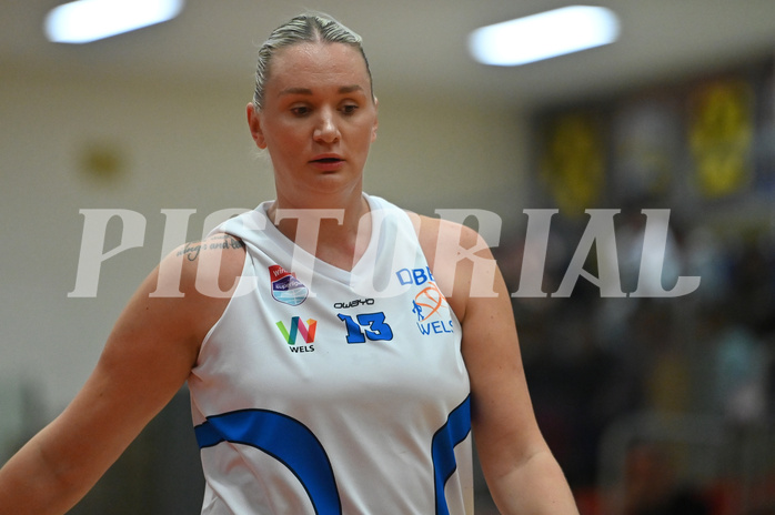 Basketball Superliga 2024/25, Grunddurchgang 1.Runde, DBB Wels vs Basket Flames Women,

