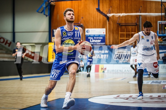 Basketball, ABL 2018/19, Playoff HF Spiel 1, Oberwart Gunners, Gmunden Swans, Lukas Schartmüller (11)