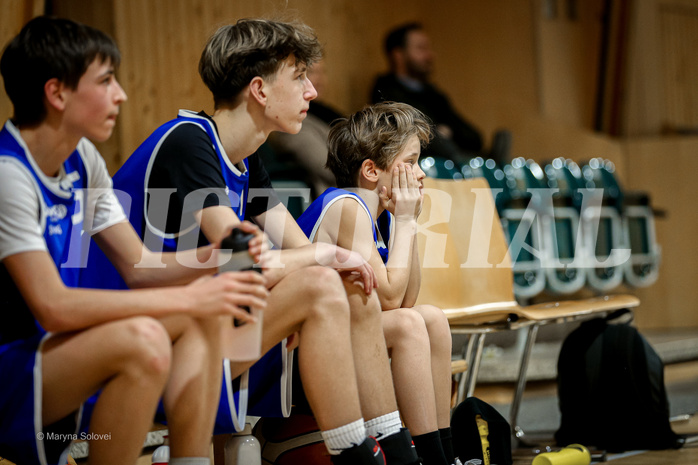 16.02.2025 Österreichischer Basketballverband 2024/25, SLMU16 Basket Flames WAT vs SG Salzkammergut