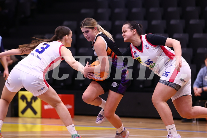 02.03.2025, Graz, Raiffeisen Sportpark, Basketball Damen Superliga 2024/25, Grunddurchgang, 14.Runde, UBSC-DBBC Graz - Vienna United,  