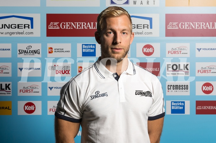 Basketball, ABL 2017/18, Teampictures, Oberwart Gunners, , Johannes Schober (Athletic-Coach)