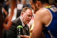 Basketball, bet-at-home Basketball Superliga 2020/21, Halbfinale Spiel 2, Oberwart Gunners, Gmunden Swans, Anton Mirolybov (Head Coach)