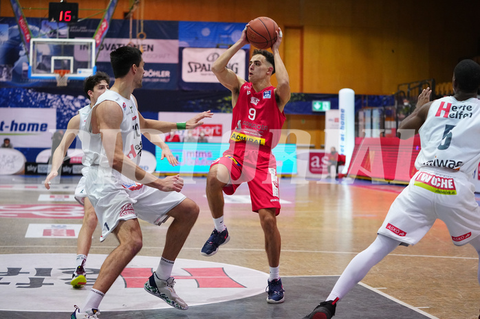 Basketball Superliga 2021/22, Grundduchgang 13.Runde , Kapfenberg  vs. Traiskirchen



