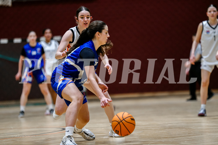 01.03.2025 Österreichischer Basketballverband 2024/25, SLWU19 Vienna United vs. DBB Basketgirls Wels