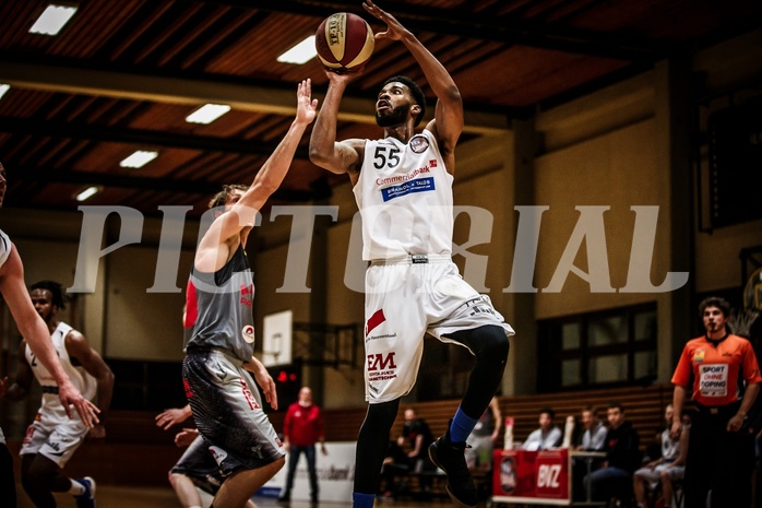Basketball, 2.Bundesliga, Playoff VF Spiel 2, Mattersburg Rocks, Villach Raiders, Arnold FRIPP (55)