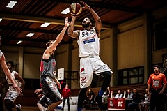 Basketball, 2.Bundesliga, Playoff VF Spiel 2, Mattersburg Rocks, Villach Raiders, Arnold FRIPP (55)