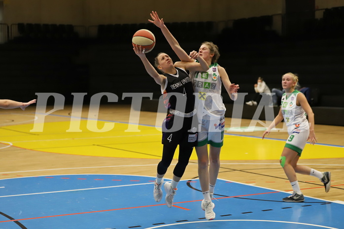 04.12.2021, Basketball Damen Superliga 2021/22, Grunddurchgang 6.Runde,  
UBI Graz vs. Vienna United