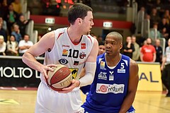 Basketball ABL 2015/16 Grunddurchgang 25. Runde WBC Wels vs Gunners Oberwart