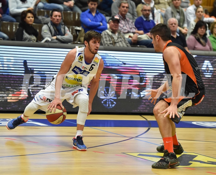 Basketball ABL 2015/16 Grunddurchgang 19.Runde Gmunden Swans vs F