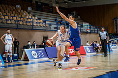 Basketball, bet-at-home Basketball Superliga 2020/21, Grunddurchgang, 11. Runde, Oberwart Gunners, Vienna D.C. Timberwolves, Sebastian Käferle (7)