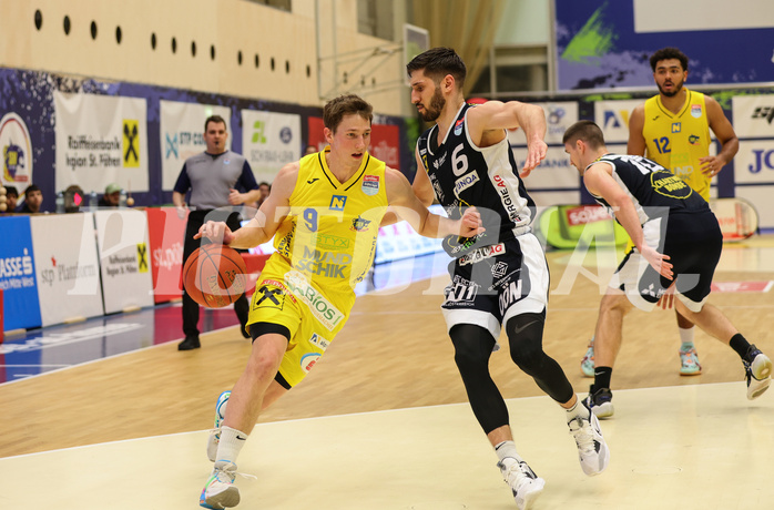 Basketball Superliga 2022/23, 8.Plazierungsrunde SKN St.Pölten vs. Gmunden Swans