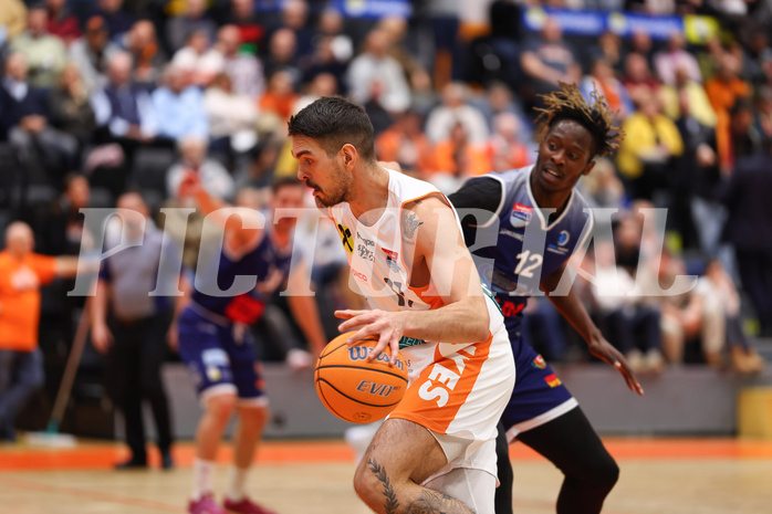 Basketball Superliga 2024/25, Grunddurchgang 14.Runde Klosterneuburg Dukes vs. BBC Nord Dragonz