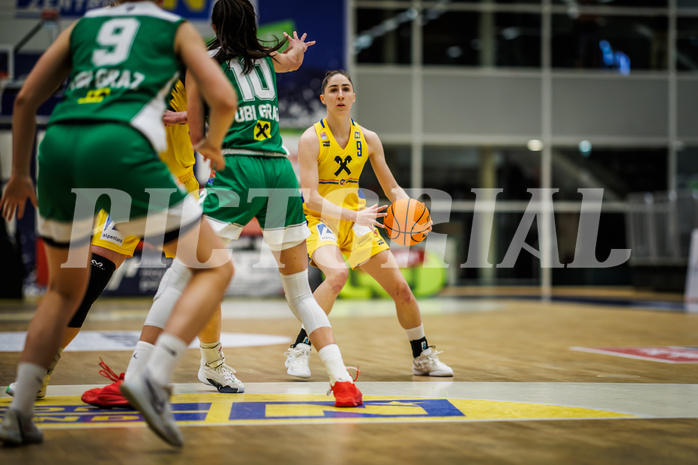 Basketball, Win2Day Basketball Damen Superliga 2023/24, Playoff, Finale Spiel 3, SKN St. Pölten, UBI Graz, Michaela Wildbacher (9)
