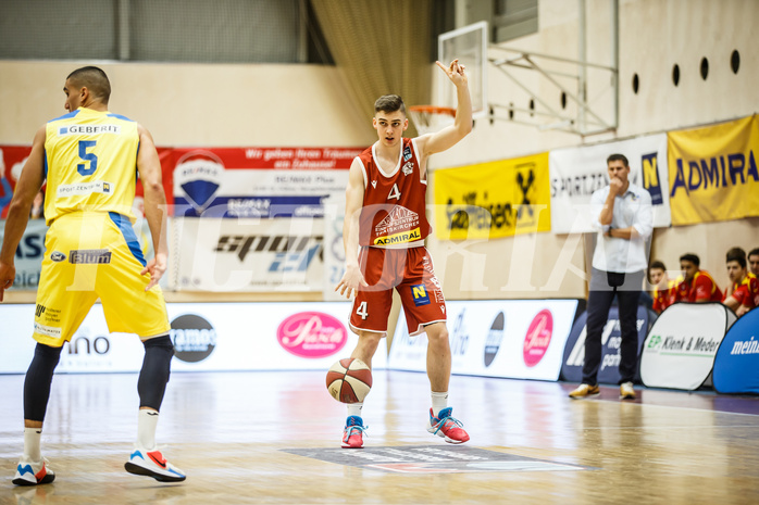 Basketball, Admiral Basketball Superliga 2019/20, Grunddurchgang 18.Runde, SKN St. Pölten Basketball, Traiskirchen Lions, Sebastian Lesny (4)