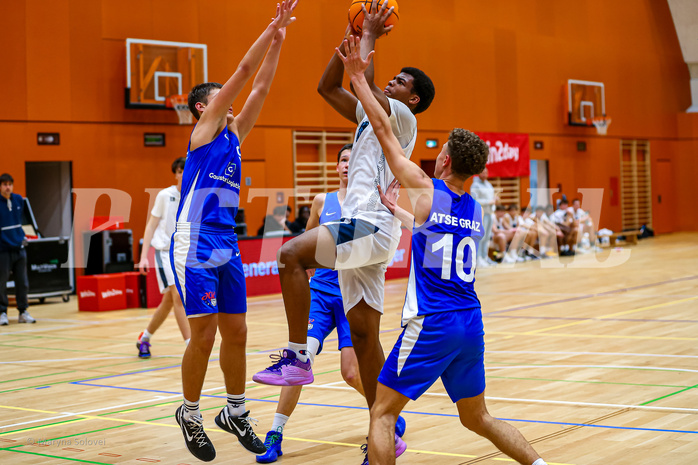 24.11.2024 Österreichischer Basketballverband 2024/25, SLMU16, Vienna Timberwolves vs. ATSE Graz