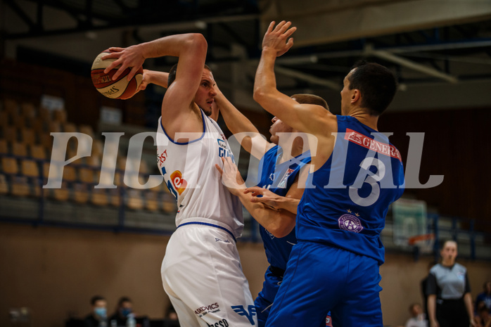 Basketball, bet-at-home Basketball Superliga 2020/21, Grunddurchgang 11. Runde, Oberwart Gunners, Vienna DC Timberwolves, Renato Poljak (16) Basketball, bet-at-home Basketball Superliga 2020/21, Grunddurchgang 11. Runde, Oberwart Gunners, Vienna DC Timberwolves, Renato Poljak (16)