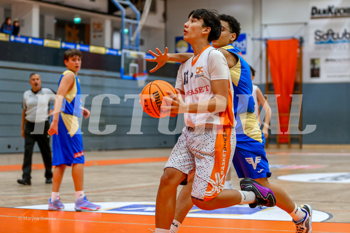 14.12.2024 Österreichischer Basketballverband 2024/25, SLMU14, Basket Dukes vs. SKN St. Pölten
