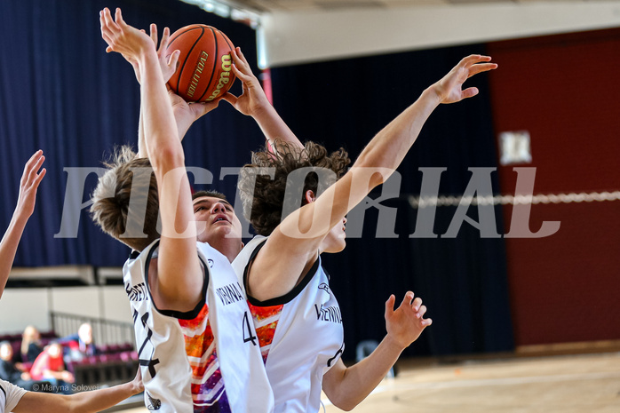 23.03.2025 Österreichischer Basketballverband 2024/25, SLMU16, Post SV Wien vs. Basket Dukes