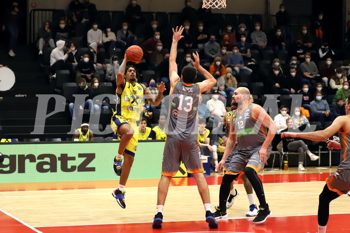 Basketball Superliga 2021/22, Grunddurchgang 11.Runde UBSC Graz vs. BK IMMOunited Dukes