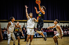 Basketball, Basketball Zweite Liga 2023/24, Grunddurchgang 1.Runde, Basket Flames, Mattersburg Rocks, Paul Schuecker (19)