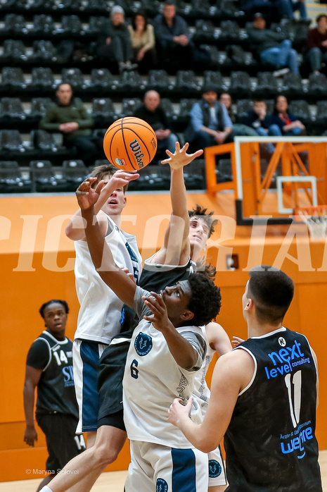 26.01.2025 Österreichischer Basketballverband 2024/25, SLMU19, Vienna Timberwolves vs. Basket Dukes