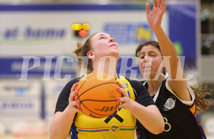 Basketball Damen Superliga 2023/24, Grunddurchgang 9.Runde SKN St. Pölten vs. Vienna United
