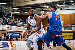 Basketball, Admiral Basketball Superliga 2019/20, Platzierungsrunde 1.Runde, Oberwart Gunners, Kapfenberg Bulls, Austin Williams (4)