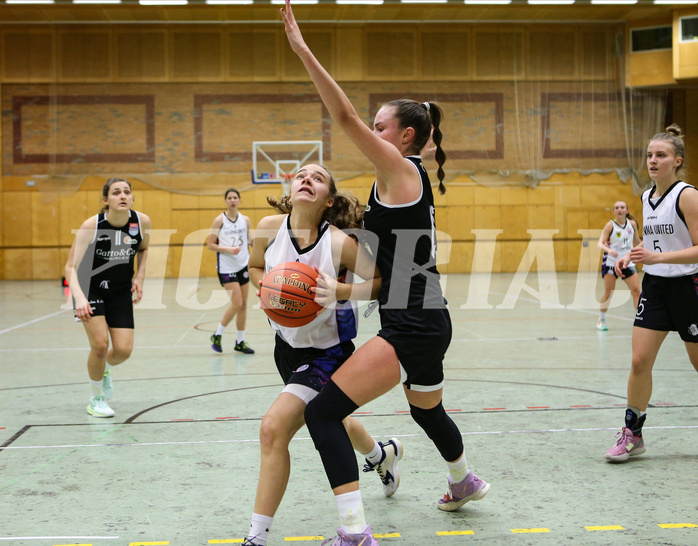 Basketball Damen Superliga 2022/23, Grunddurchgang 6.Runde Vienna United vs. Basket Flames


