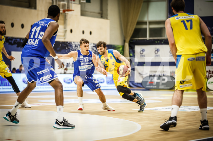 Basketball, bet-at-home Basketball Superliga 2019/20, Viertelfinale 4. Spiel, SKN St. Pölten Basketball, Oberwart Gunners, Lukas Böck (13)
