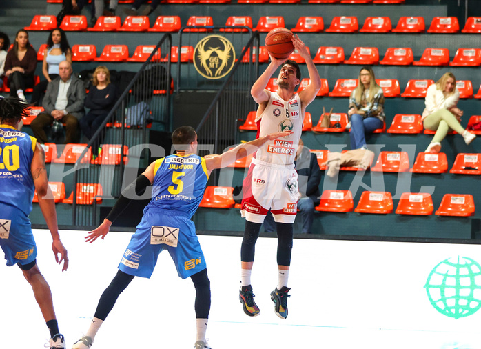 Basketball Superliga 2022/23, 9.Plazierungsrunde BC Vienna vs. SKN St.Pölten



