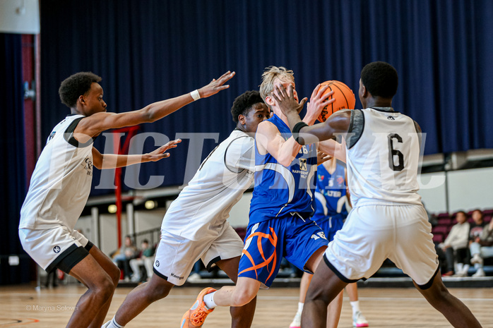 02.03.2025 Österreichischer Basketballverband 2024/25, SLMU16 Basket Flames WAT vs. FCN Baskets Wels