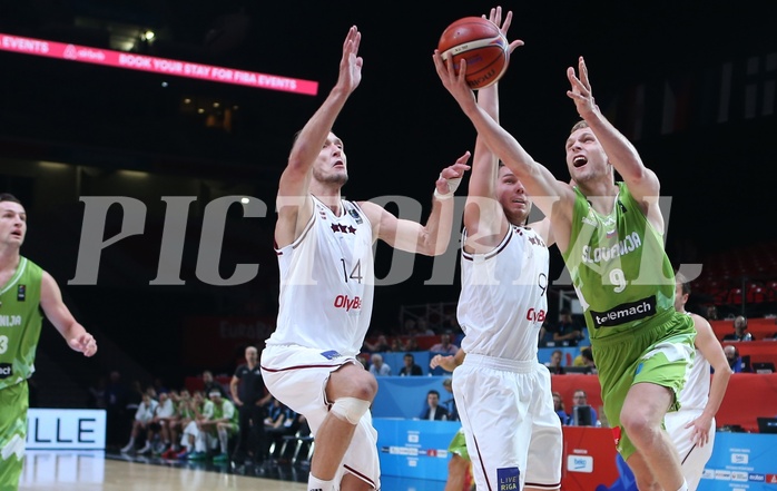 Basketball Eurobasket 2015  Team Latvia vs. Team Slovenia


