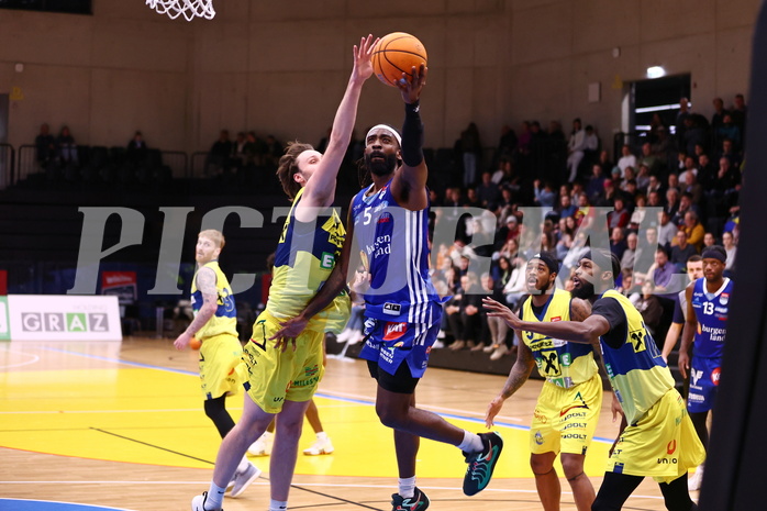 06.01.2025, Graz, Raiffeisen Sportpark Graz, Basketball Superliga 2024/25, Grunddurchgang, Runde 17, UBSC Graz - Oberwart Gunners